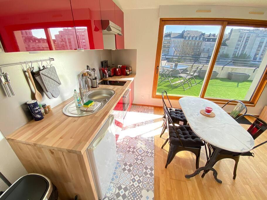 Grand Studio, Belle Terrasse Avec Vue Nantes Dış mekan fotoğraf