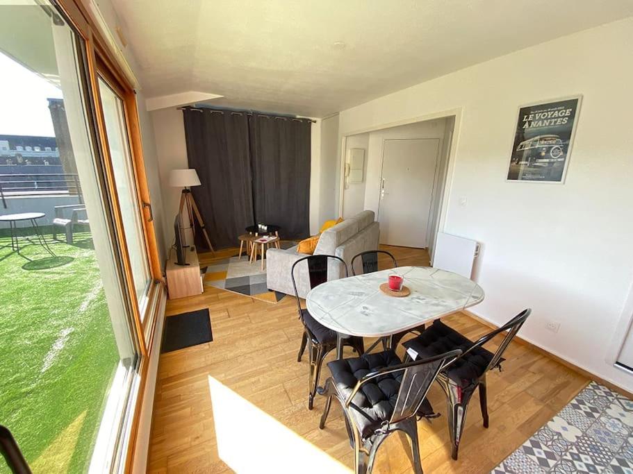 Grand Studio, Belle Terrasse Avec Vue Nantes Dış mekan fotoğraf